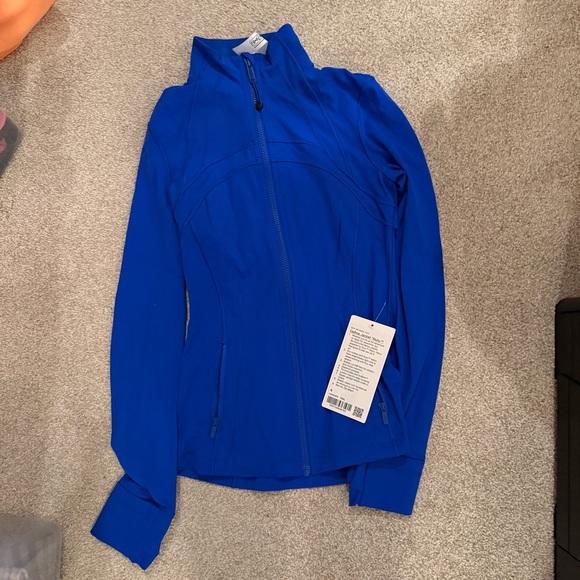 Lululemon Define Jacket Nulu Cerulean Blue Full Zip Size 4 - NWT - Picture 5 of 6